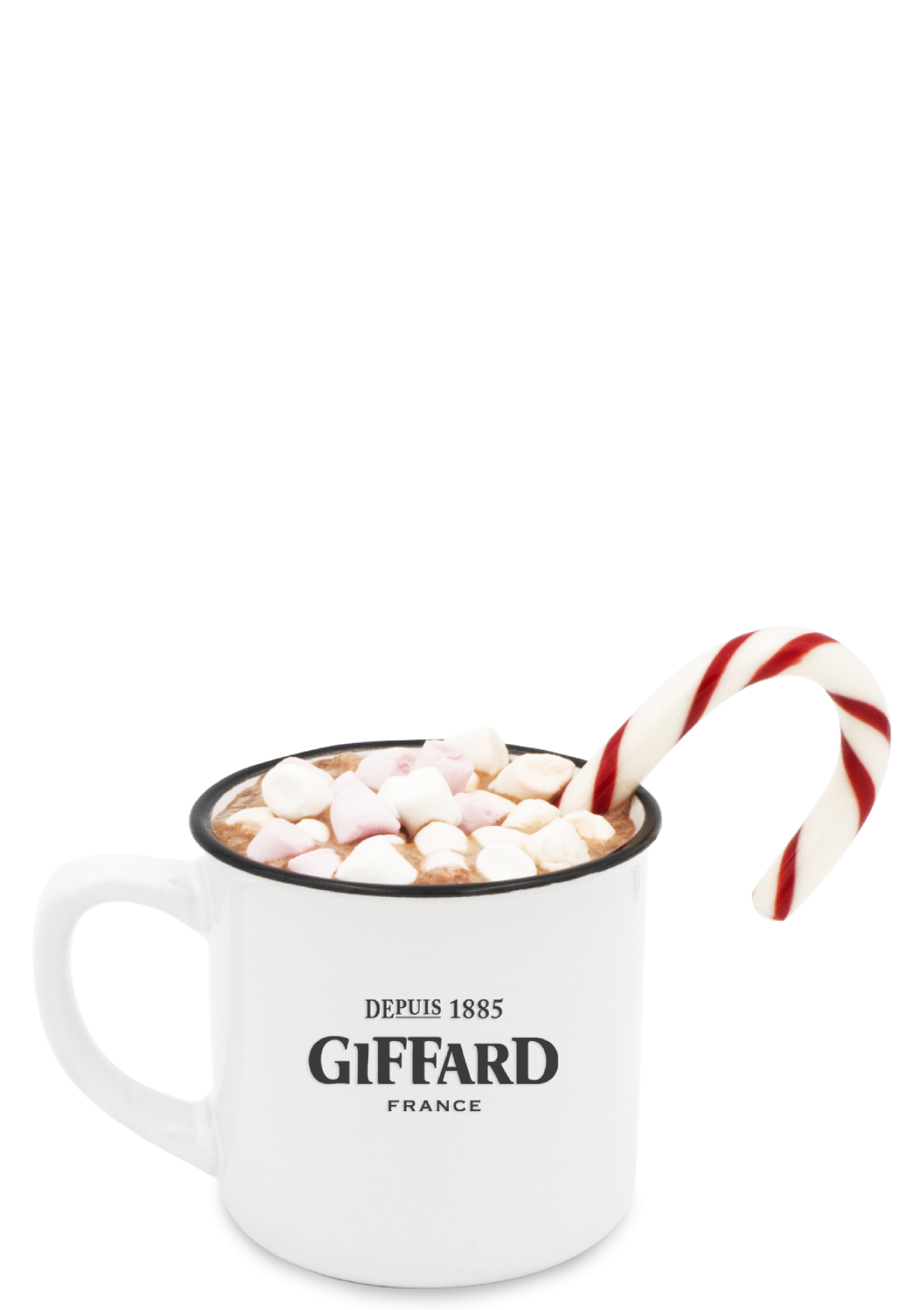 Spiked Candy Cane Hot Chocolate